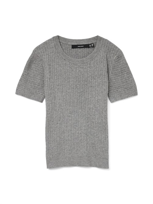 Vero Moda, Mirla, Kort Ærmet, T-shirt, Flet mønstre. Flere Farver