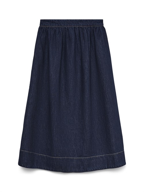 VM Maiken Denim Nederdel 7/8, Mørk Denim