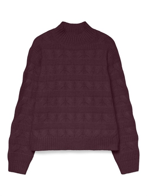VM Virgo Strik Pullover med Turtleneck