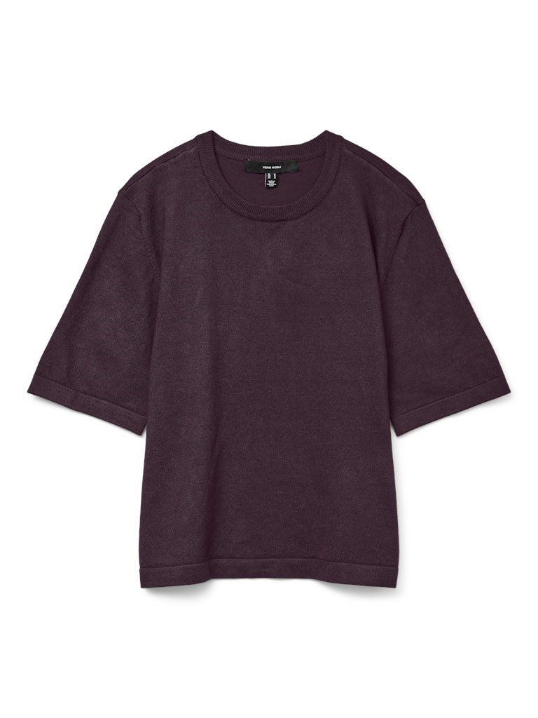 VM Silje 2/4 O-Neck Oversize Pullover, Strik, Bordeaux