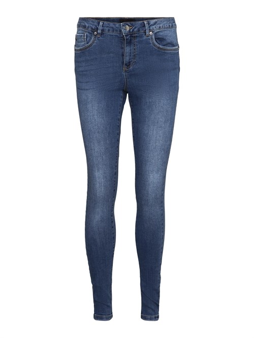 Vero Moda Alia Shape Jeans, Medium Blå