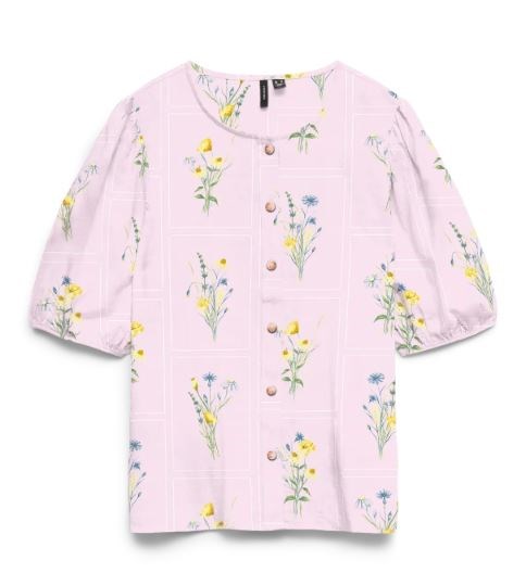 VM Jamie Else Bluse med 2/4 ærme, Print