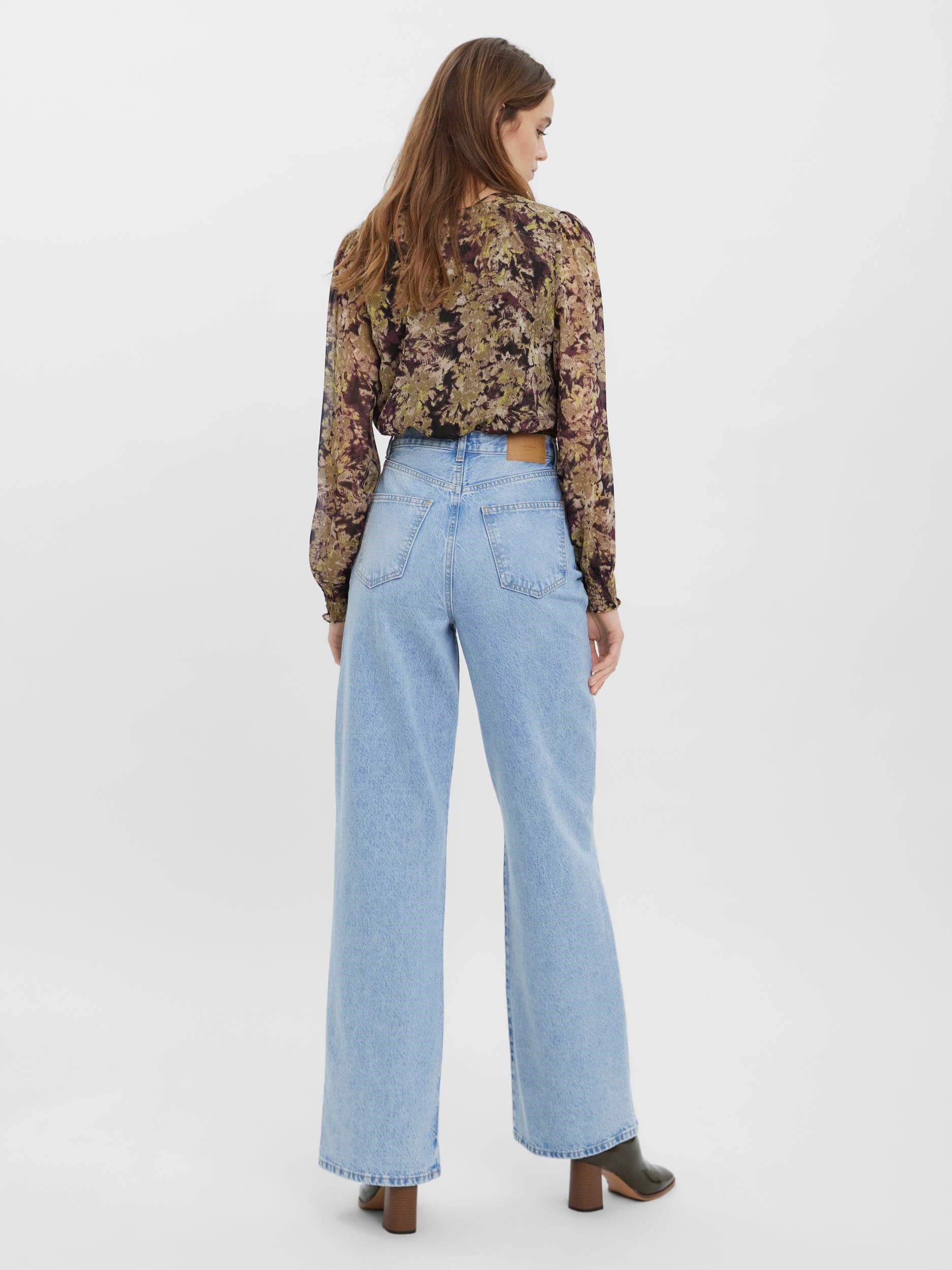 Fahrenheit eksperimentel obligatorisk Vero Moda Rebecca Wide Jeans - Højtaljede Jeans m Vidde