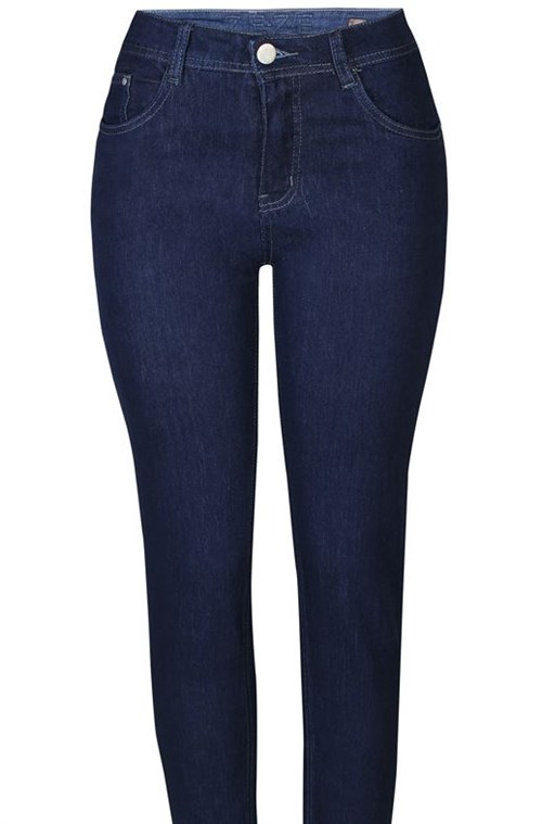 Shape jeans i mørkeblå denim