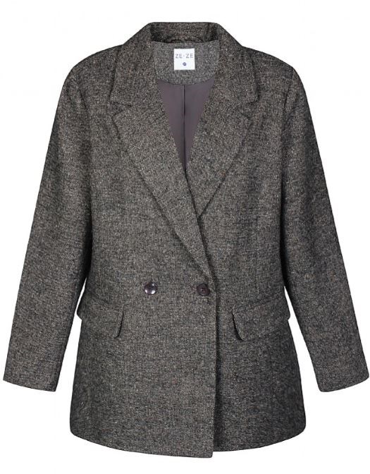 Ze-Ze Reign Blazer Tweed, Brun