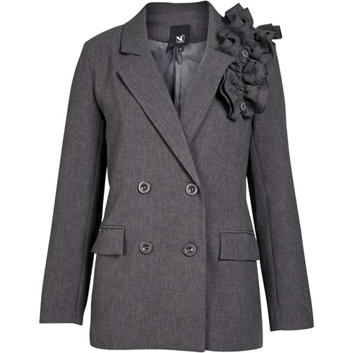 NÜ Alina Blazer med Pynt, Grå