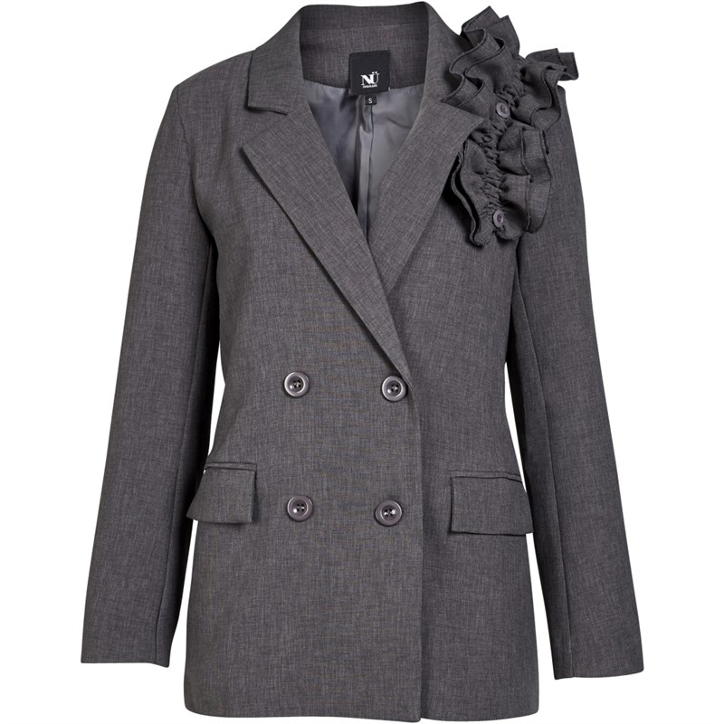 NÜ Alina Blazer med Pynt, Grå