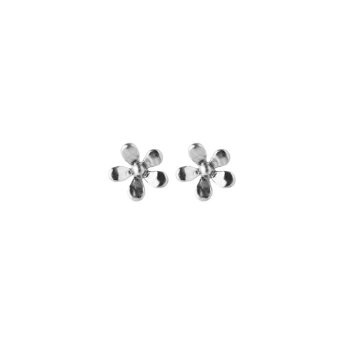 Pernille Corydon lille blomst øresticker i sølv