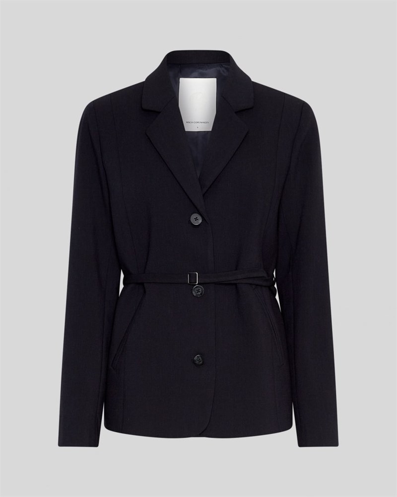 MSCH Freylia Straight Blazer, Mørkeblå
