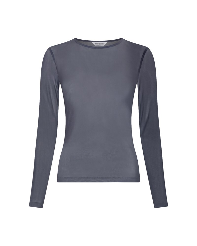 MSCH Janie Mesh Top, Blå 