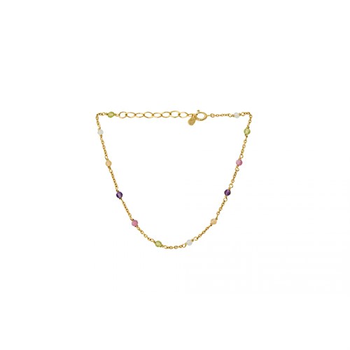 Pernille Corydon Rainbow Bracelet - Forgyldt Adj. 16-19 cm