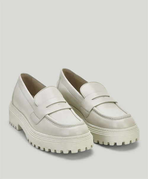 Phenumb Lana Lux Cream Loafers Sko - Cremefarvet Læder